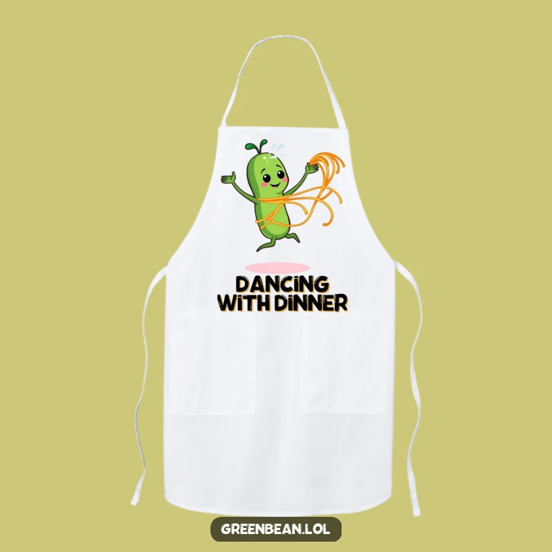 Funny Dancing Bean Apron: Hilarious Kitchen Dance Party!