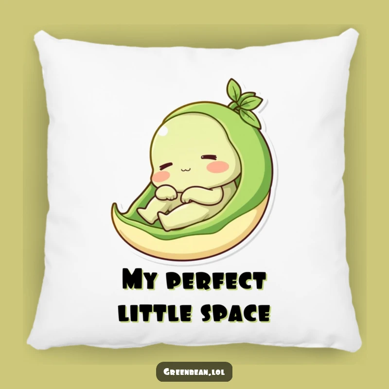 Funny Green Bean Pod Pillow: Cozy Veggie Naps, an Adorable Funny Gift