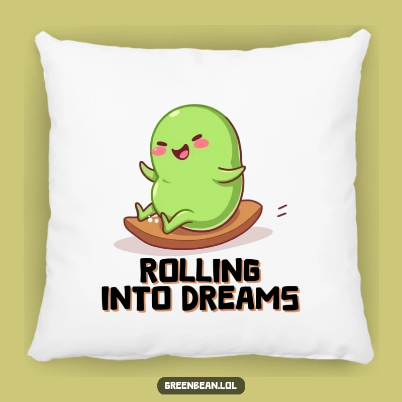Funny Rolling Bean Pillow: Joyful Comfort, Cozy & Humorous Accent Gift