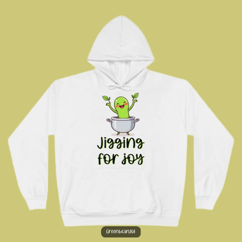 Funny Green Bean Hoodie: Cozy Comfort for Veggie Lovers, Hilarious Dancing Gift