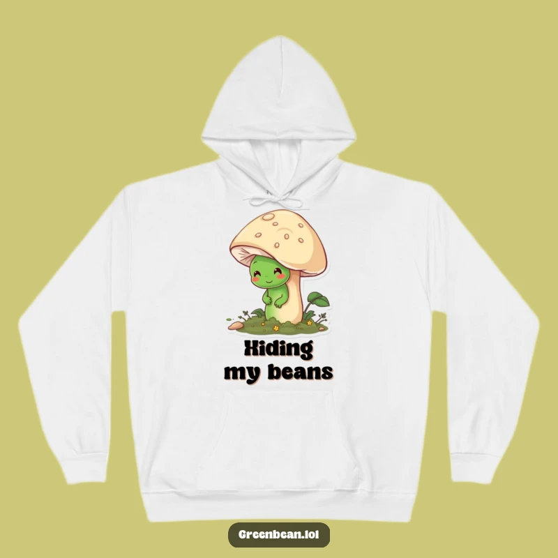 Funny Shy Bean Hoodie: Cozy Cover for Introverted Souls