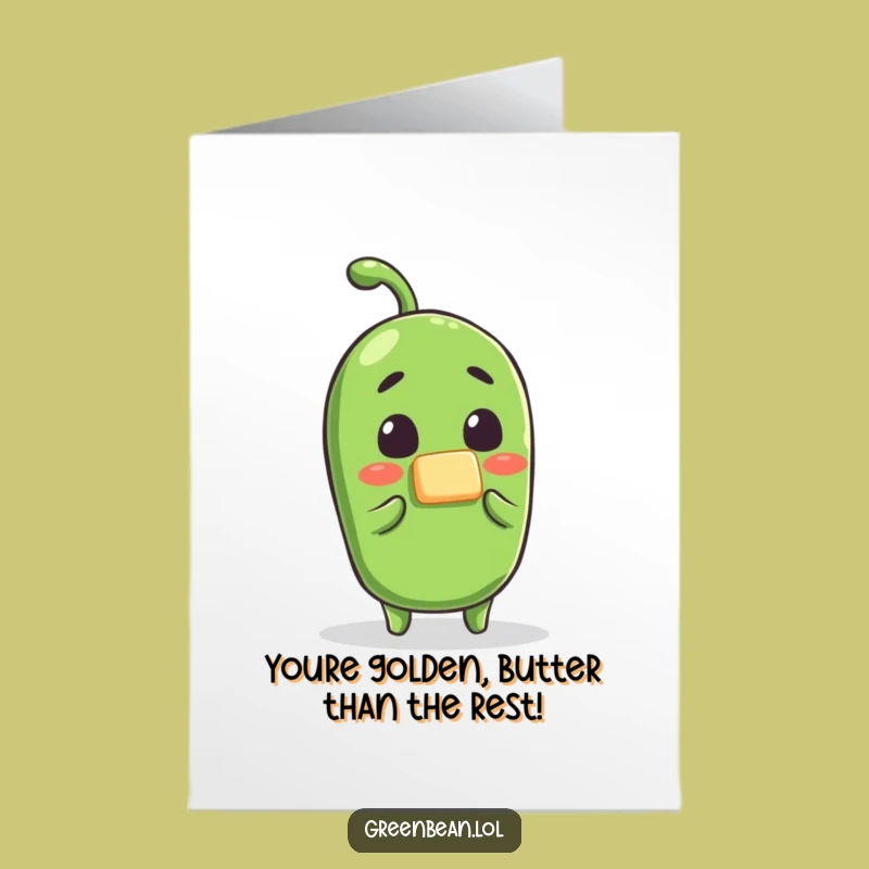 Free Printable Buttered Bean Congrats Card - Humorous Downloadable