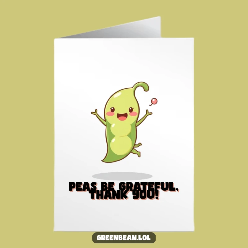 Free Printable Thank You Card: Pea Pod Leap for a Fun Gratitude Gift!