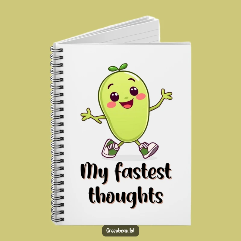 Funny Runner Bean Notebook: Track Your Goals, Perfect Funny Gift