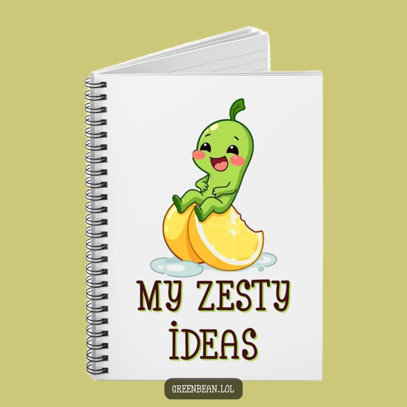 Funny Lemon Slide Notebook: Citrus Ideas, Perfect Funny Gift