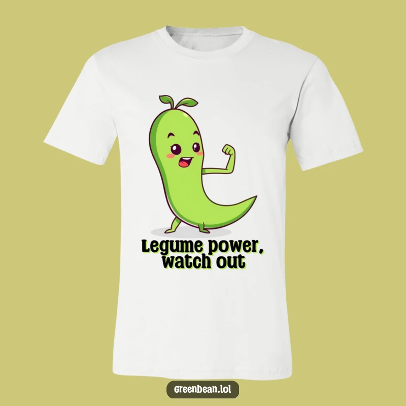 Funny Green Bean Muscle Tee: Show Off Your Gains, a Perfect Funny Gift for Athletes