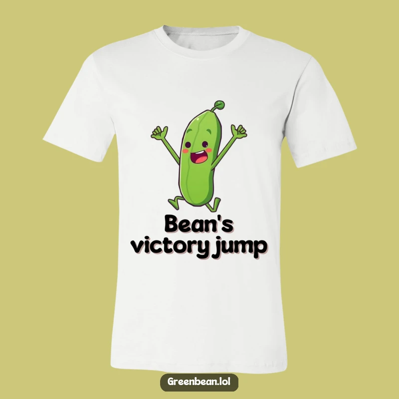 Funny Triumph Bean Funny T-Shirt - Leap into Success