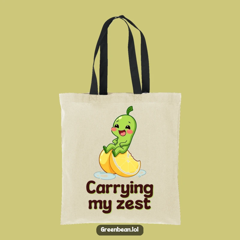 Funny Lemon Slide Tote: Zesty Fun, Practical & Hilarious Gift
