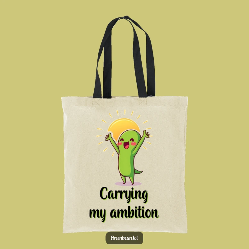 Funny Proud Green Bean Sun Tote Bag: Carry Your Growth - Great Gift
