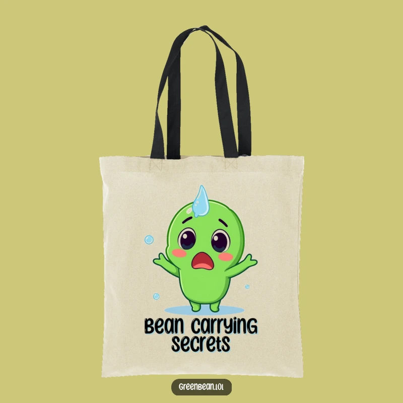 Funny Splash Bean Tote Bag - Carry Your Humorous Essentials